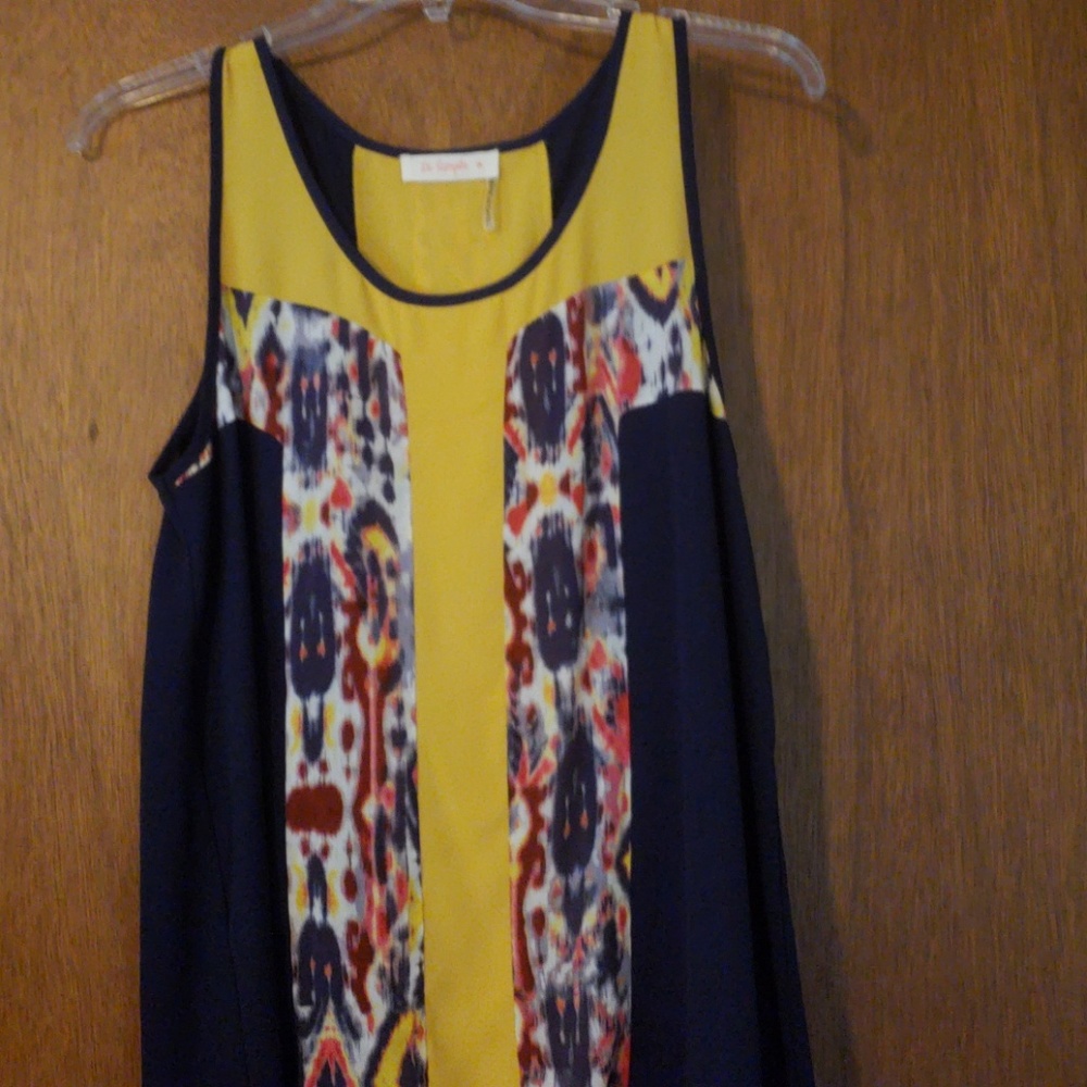 Sleeveless dressy tank
